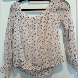 Abercrombie Floral top Size M